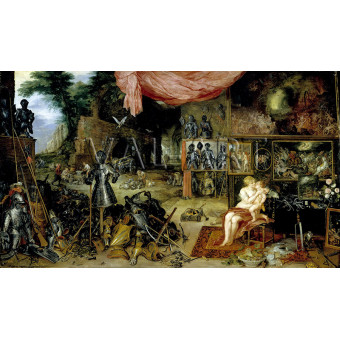 Репродукции на картини: Осезанието (Серия „Петте сетива“) (1618) – Рубенс и Ян Брьогел